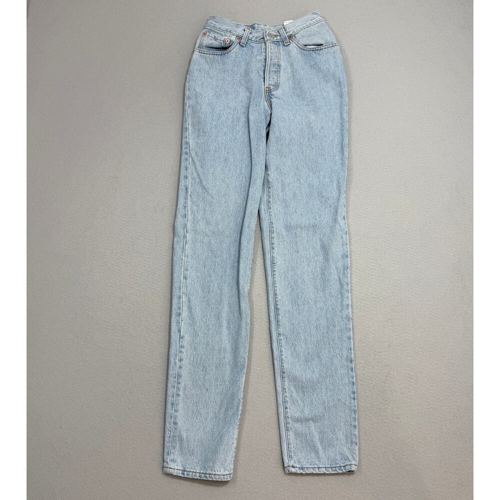 Vintage Levis 501xx Jeans Womens 7L (26x33) Blue USA Made High Rise 18501-0133